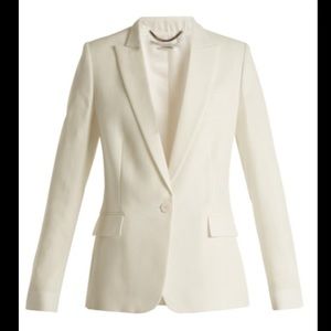 Stella McCartney Tuxedo Jacket in Ivory